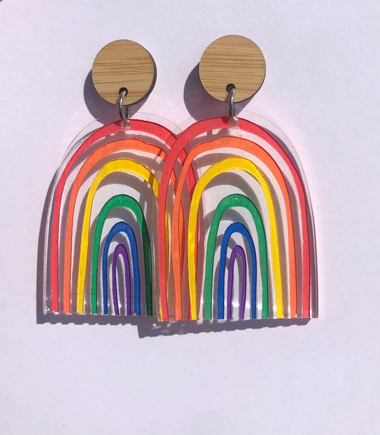 Large Bright & Happy Rainbows