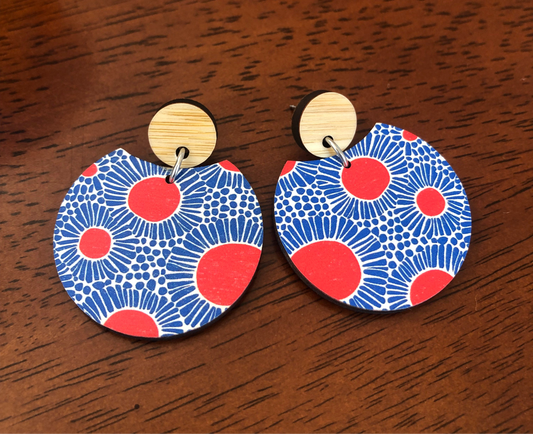 Red Centered Flowers