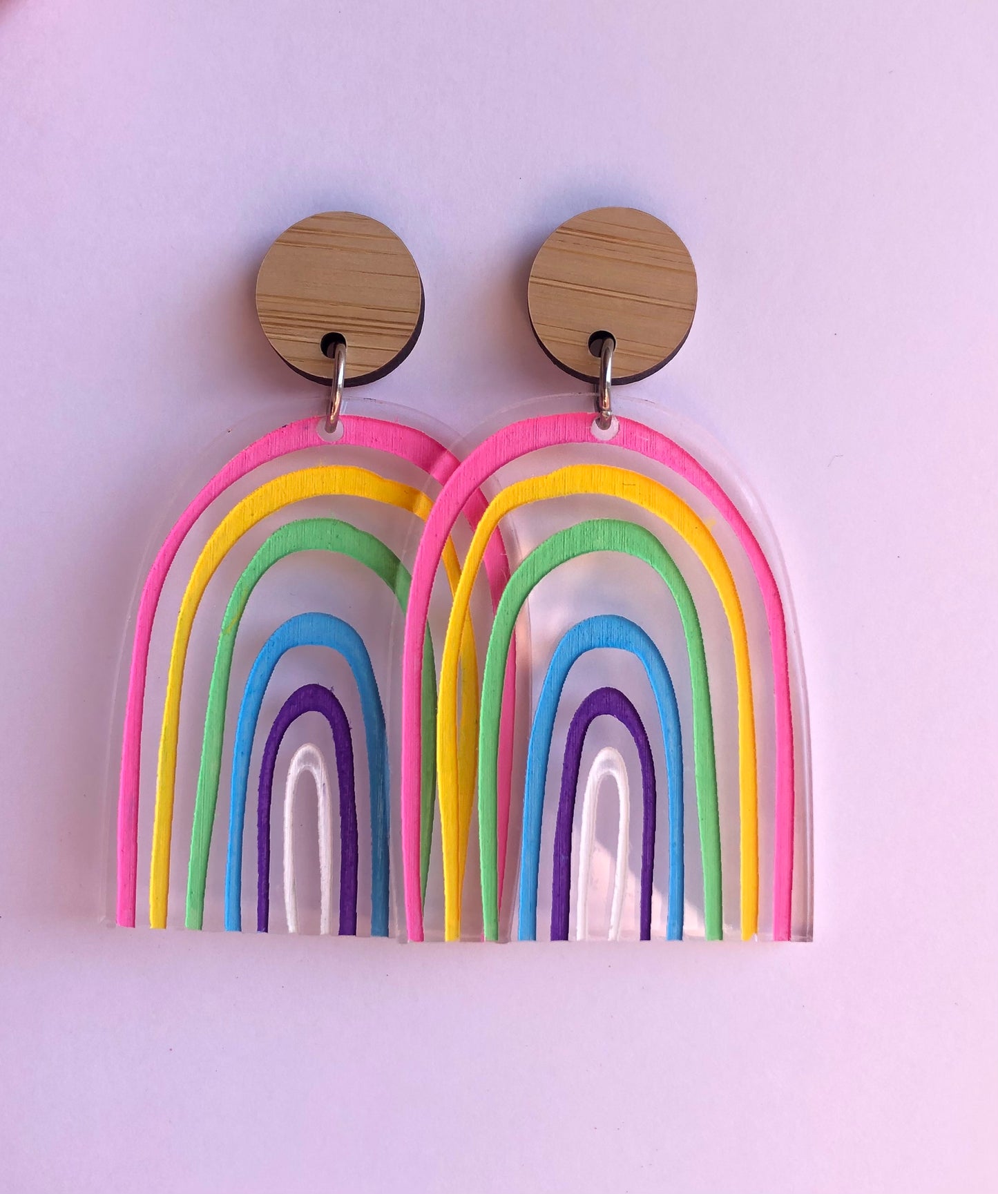 Large Pastel Rainbows