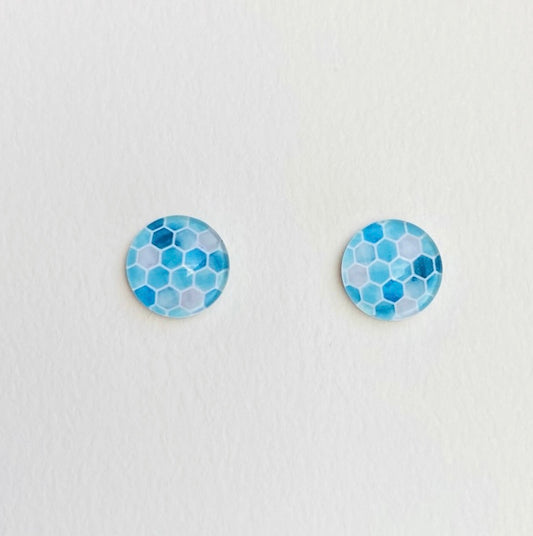 Blue Hexagons